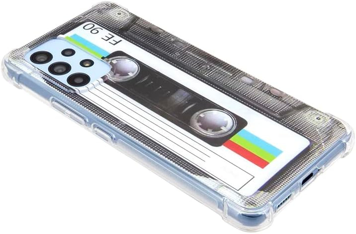 STINFIZTOL Phone Case Compatible with Galaxy A53 5G Case,80S Type Music Cassette Case Soft TPU Cover for Samsung Galaxy A53 6.5 Inch  ST Infinite store   