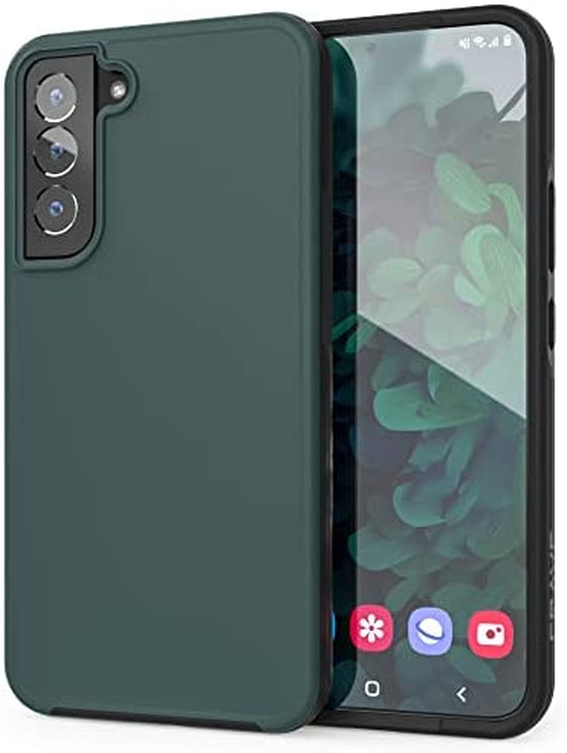 Crave Slim Guard Galaxy S22+ Case, Blush Shockproof & Drop Protection (6.6 Inch)  Crave Forest Green  