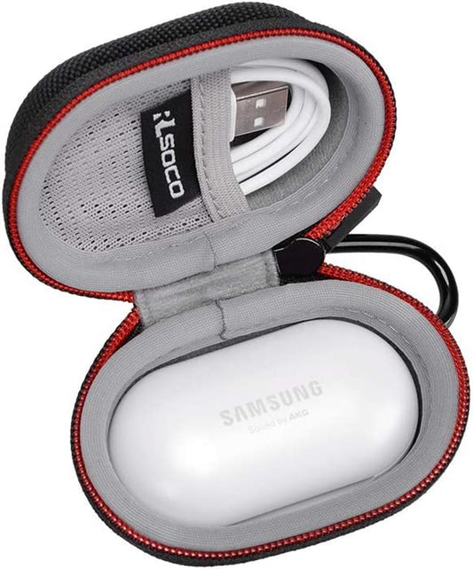 RLSOCO Carrying Case for Samsung Galaxy Buds +/Galaxy Buds Plus/Galaxy Buds True Wireless Earbuds 2020/2019/2018 (Black)  RLSOCO   