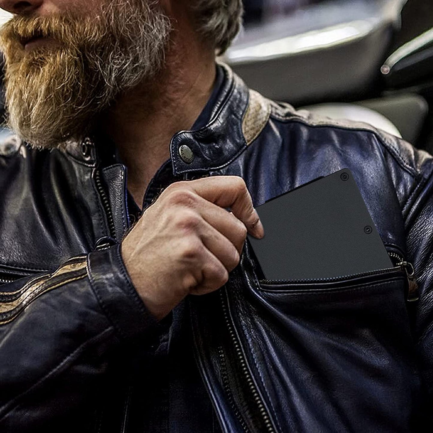 Medrega Money Clip Wallet, Metal Wallet, Minimalist Slim Wallet for Men, Credit Card Holder, Compact Edc Wallet Gift for Men  Medrega   