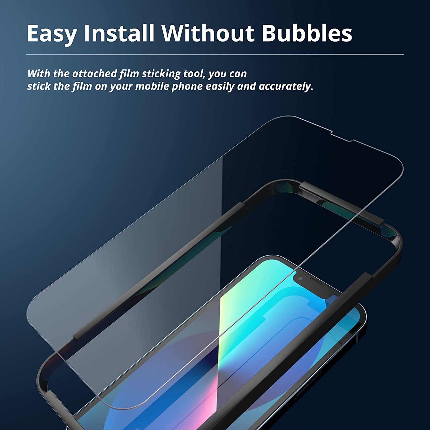 XYYZYZ 3 Pack Compatible for Iphone 14 Screen Protector, for Iphone 13/13 Pro HD Tempered Glass Film Case Friendly [6.1 Inch]  XYYZYZ   