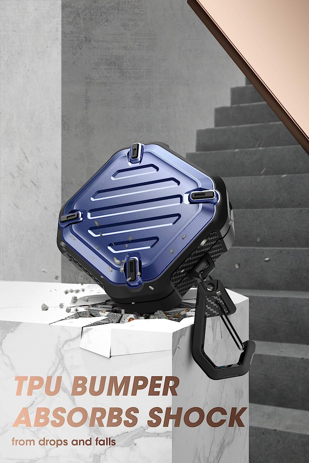 SUPCASE Unicorn Beetle Pro Case for Galaxy Buds 2 Pro / Galaxy Buds 2 / Galaxy Buds Pro / Galaxy Buds Live, Full-Body Rugged Protective Case with Carabiner (Tilt)  SUPCASE   