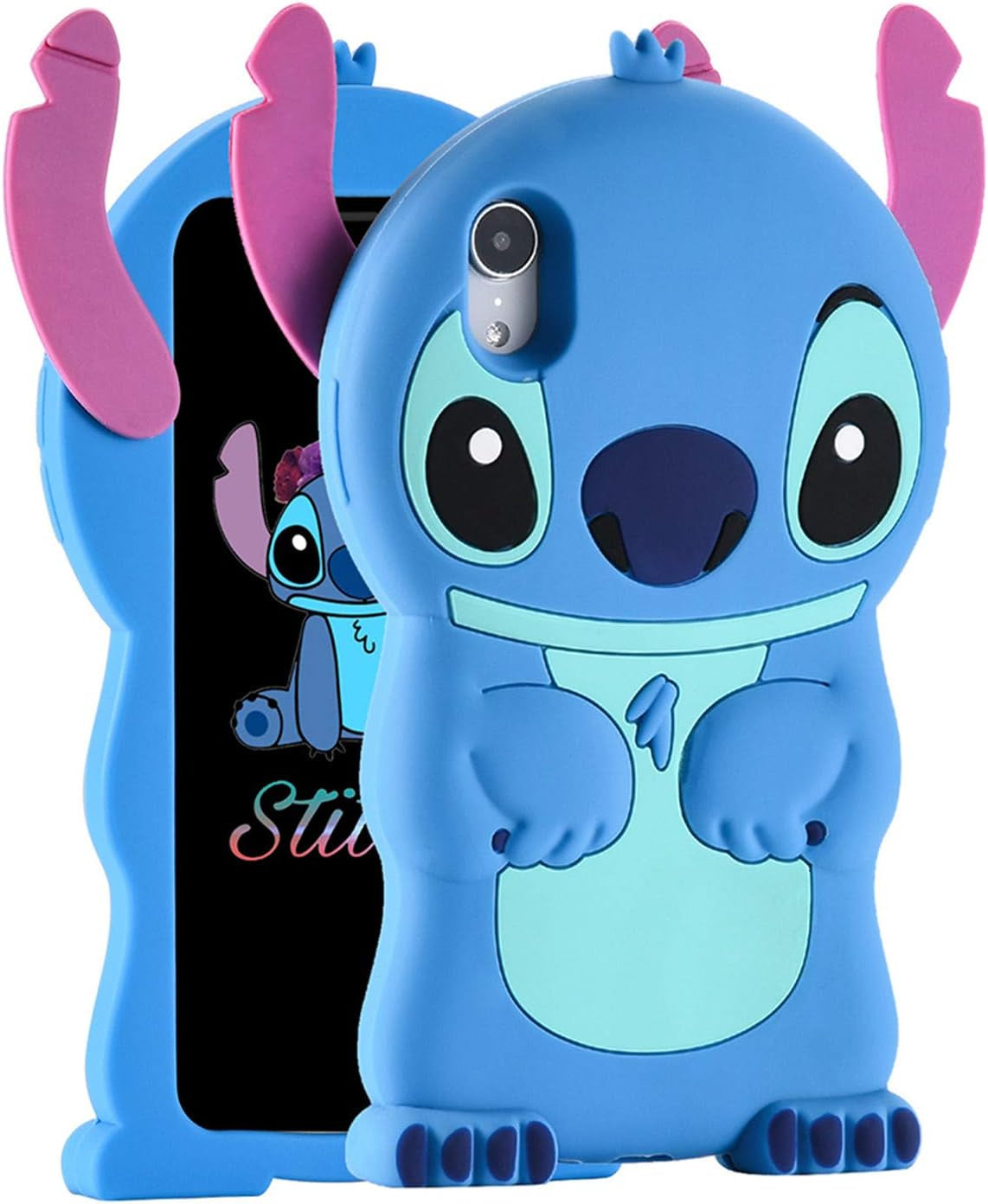 FINDWORLD Cases for Iphone 14 PRO Case, Lilo Stitch Cute 3D Cartoon Unique Cool Soft Silicone Animal Character Waterproof Protector Boys Kids Girls Gifts Cover Housing Skin for Iphone 14 Pro  FINDWORLD   