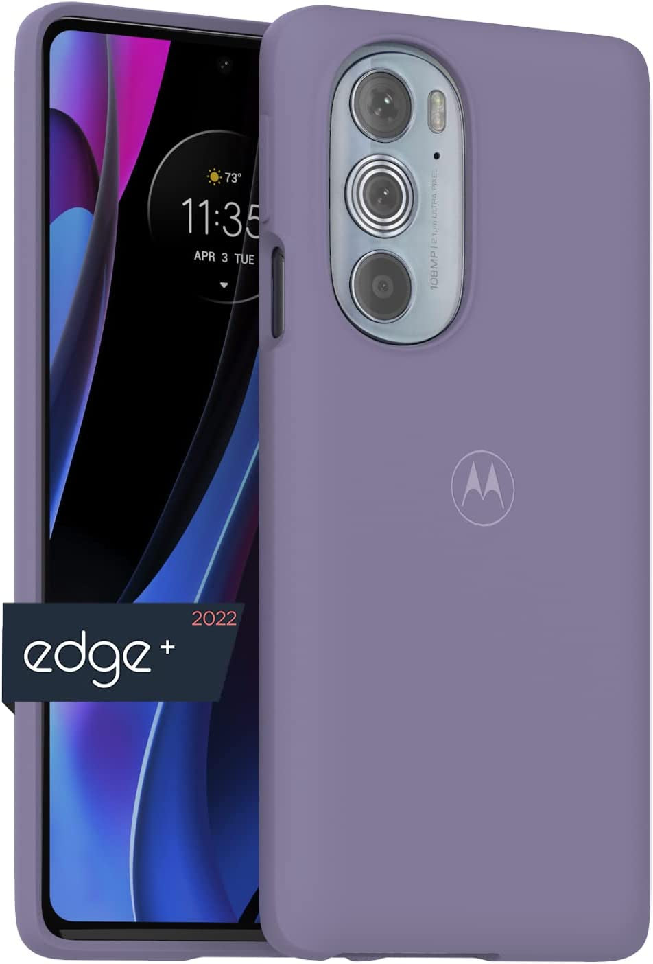 Motorola Edge+ (2022) Protective Case- Black Precision Fit, Stylish Shock Absorbing Phone Cases [NOT for Edge+ 2020/Edge+ 2023, Edge 2021/Edge 5G UW 2021, & Edge 2022]  Salom America Company Daybreak Case 