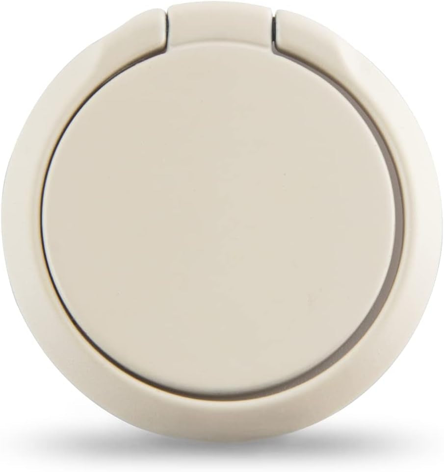 Cell Phone Ring Holder for Hand, Phone Back Ring Grip for Finger and Case (Black)  SUNURS Cream  