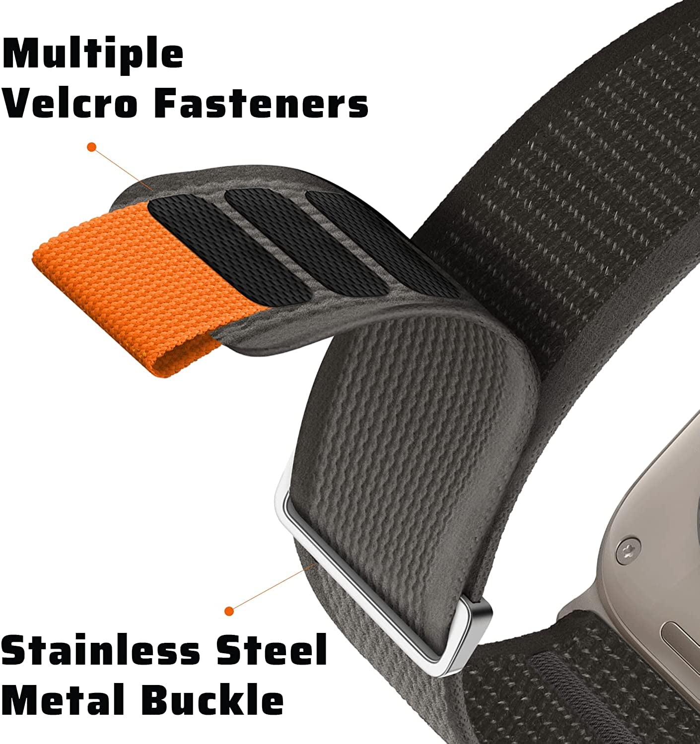 3 Pack Trail Loop Compatible with Apple Watch Band 38Mm 40Mm 41Mm 42Mm 44Mm 45Mm 49Mm Women Men, Woven Nylon Sport Loop Replacement Strap for Iwatch Ultra SE Series 8/7/6/5/4/3/2/1  SIERVOS   