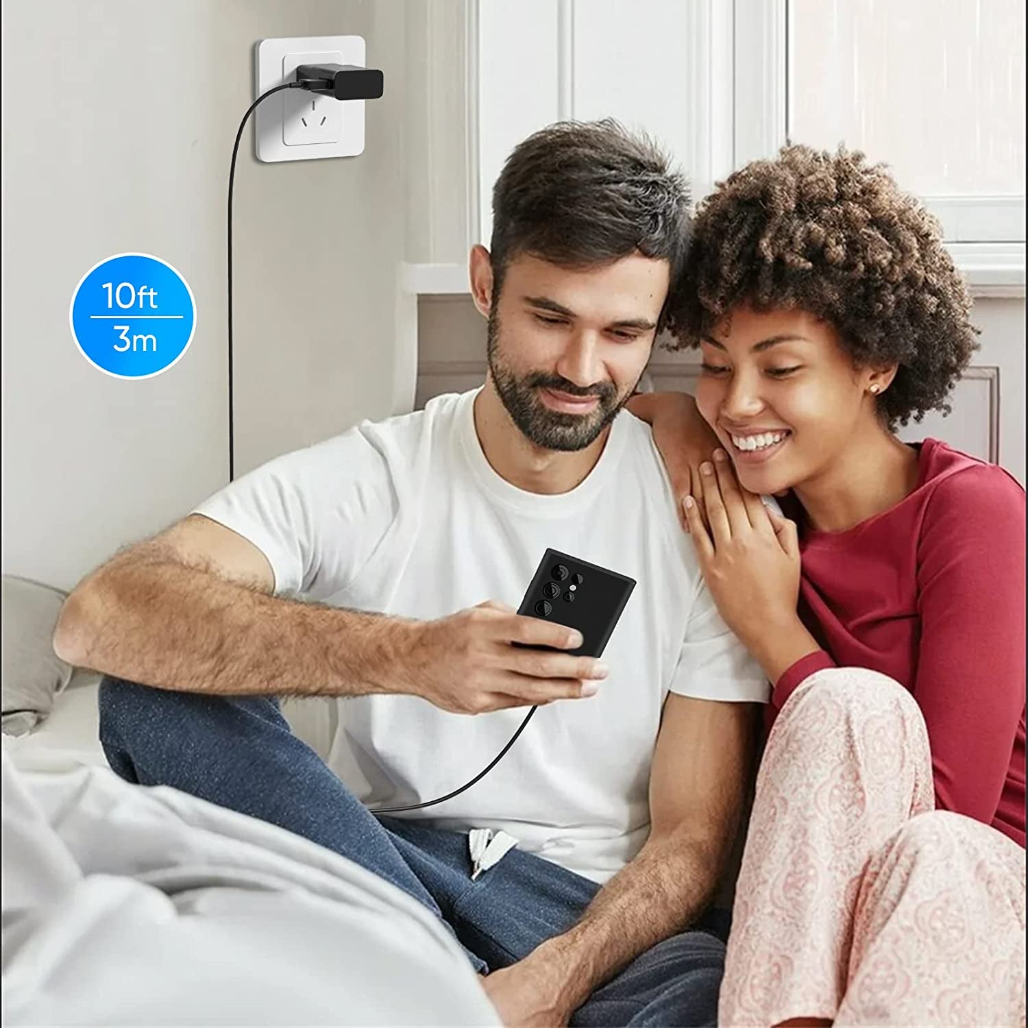 Phone Charger Android,Samsung Charger Type C Fast Charging Block with 10Ft USB Type C Cable for Samsung Galaxy S10/S9/S8/S22/S22 Ultra/S22+/S21/S21Ultra/S21+/S20/S20+/S20 Ultra/Note 8 9 10 20/S20 FE  ShenZhen ZhongHui electronic Co Ltd   