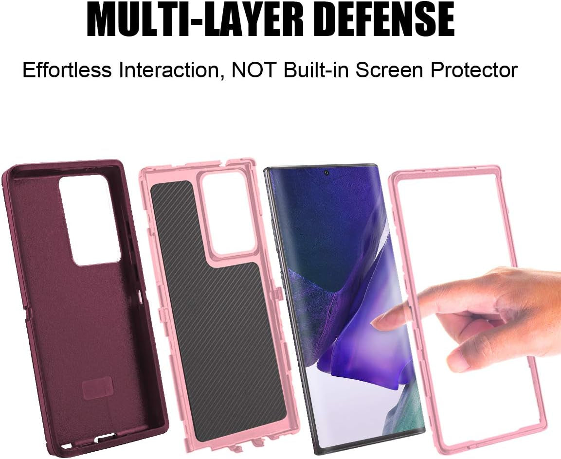 Aicase for Galaxy Note 20 Case, Drop Protection Full Body Rugged Heavy Duty Case, Shockproof/Drop/Dust Proof 3-Layer Protective Durable Cover for Samsung Galaxy Note20 5G  AICase   