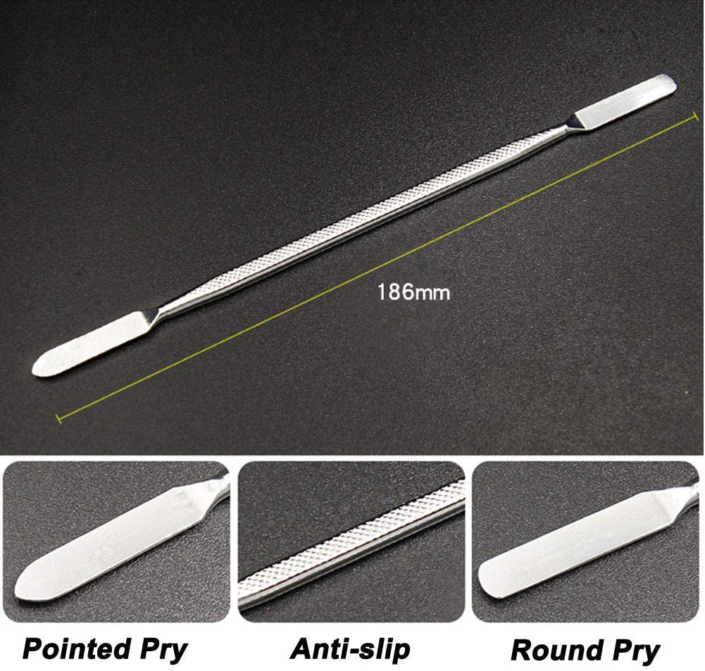 Ewparts 9 Pieces Laptop Pry Tool Kits Mobile Battery Prying Metal Spudger Set Plastic Pry Tool Kit Phone Screen Repair Tools Kit for Computer Electronics Screen Opening Repair Tool Kit  Ewparts   