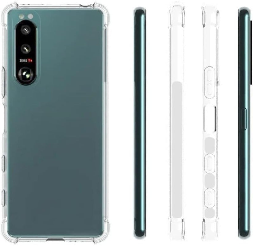 USTIYA Case for Sony Xperia 5 III Case Clear TPU Four Corners Protective Cover Transparent Soft Funda  Shenzhen Jinyi Technology Co., Ltd.   