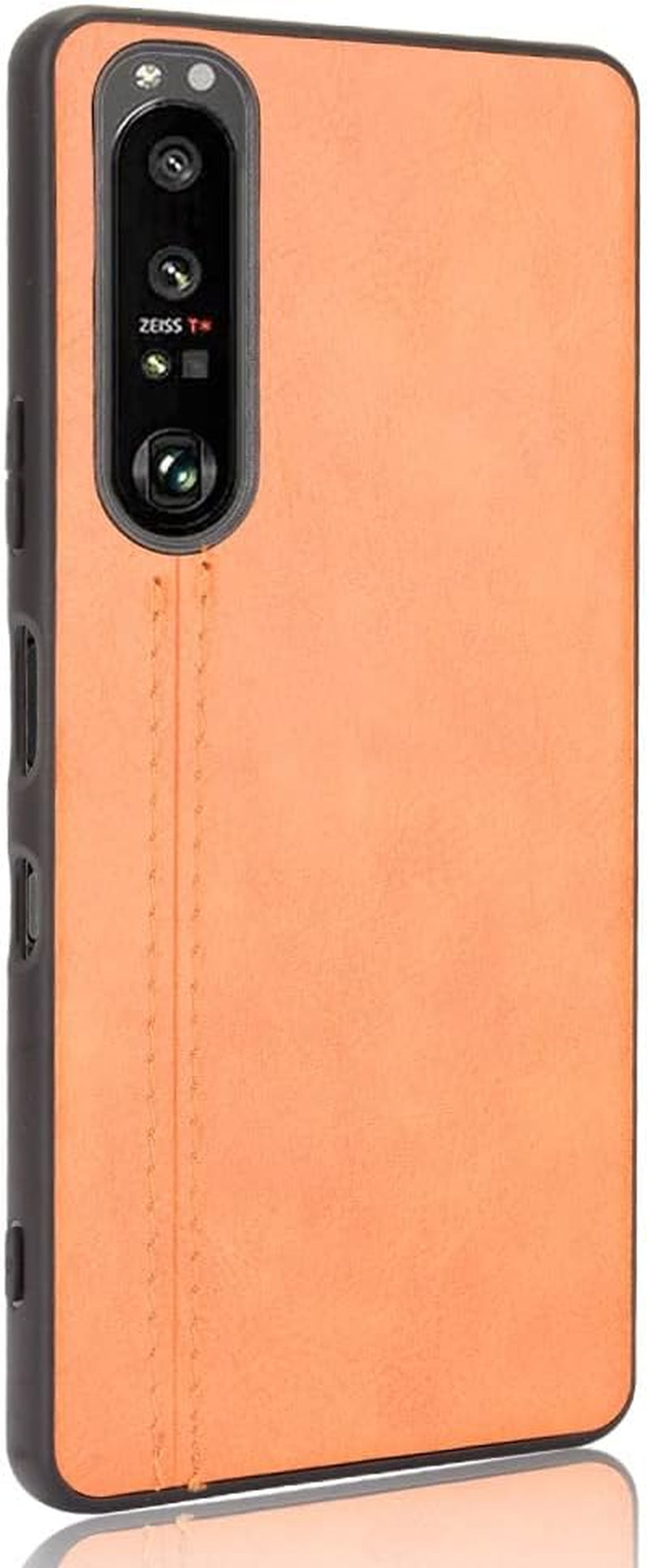 Phone Case for Sony Xperia 1 III, Case for Sony Xperia 1 III Cow-Like PU Leather Style Protector Cover, Non-Slip Shockproof Cover for Sony Xperia 1 III Case  Generic   
