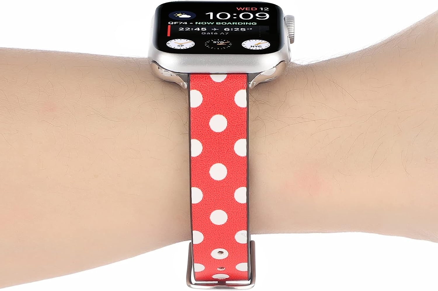 Slim Leather Watchband Strap Cute Cartoon Wristbands Narrow Bracelet Compatible with Apple Watch Series 8 7 6 5 4 3 2 1 SE Ultra  Clatune   