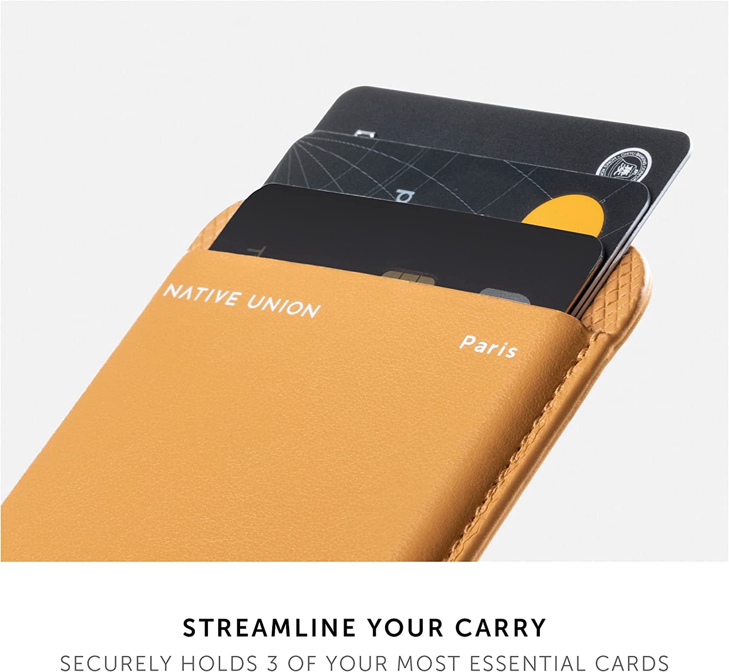 Native Union Clic (Re) Classic Wallet | Magnetic – Magsafe Compatible Card Holder – Extra Secure & Ultra Slim – Safely Stores 3 Essential Cards (Black)  Native Union   