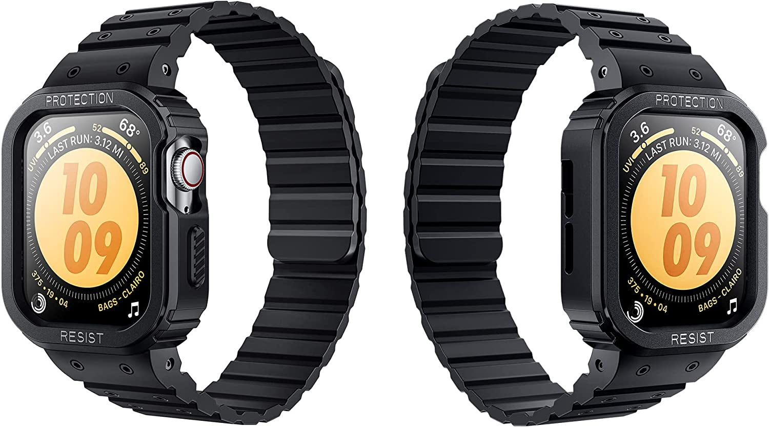 SUPCASE Unicorn Beetle Seal Case with Band for Apple Watch Series 8/7/6/5/4/SE [45/44Mm], Rugged Protective Case with Magnetic Soft Silicone Strap Bands  SUPCASE   