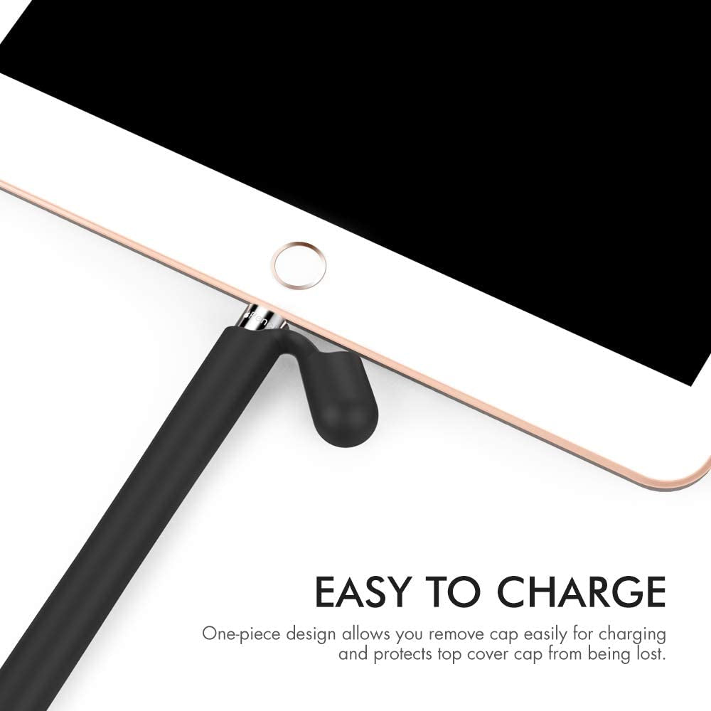 Ahastyle Anti-Slip Case Sleeve Silicone Protective Skin [ Added Cable Adapter Tether Kit] Compatible with Apple Pencil 1St Generation  AHASTYLE   