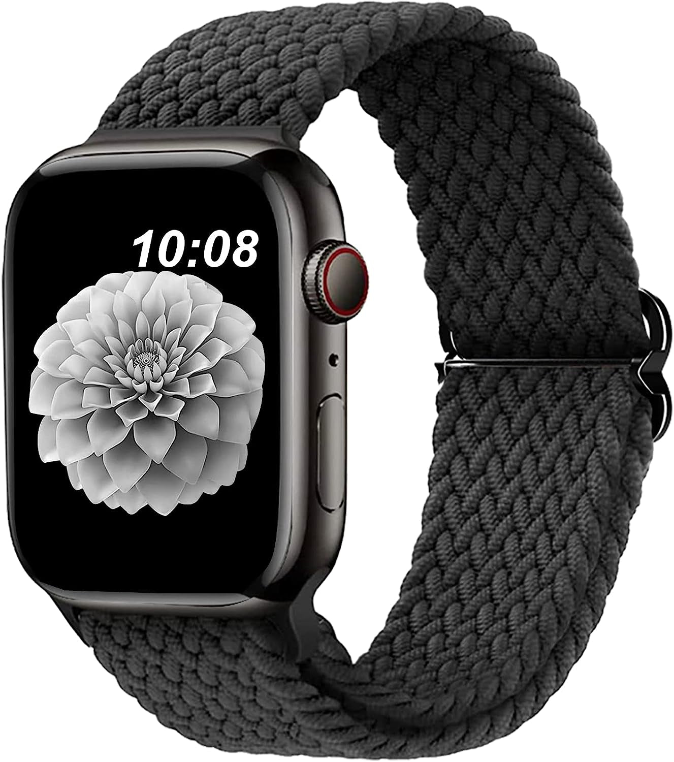 Braided Bands Compatible with Apple Watch Band 38Mm 40Mm 41Mm 42Mm 44Mm 45Mm 49Mm for Women Men,Stretchy Braided Solo Loop Apple Watch Band for Iwatch Series 8 7 6 5 4 3 2 1 Ultra SE  DOBSTFY Black 38mm40mm41mm 