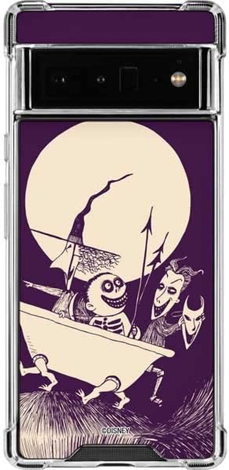 Skinit Clear Phone Case for Google Pixel 6 Pro - Officially Licensed Disney the Nightmare before Christmas Design  Skinit   