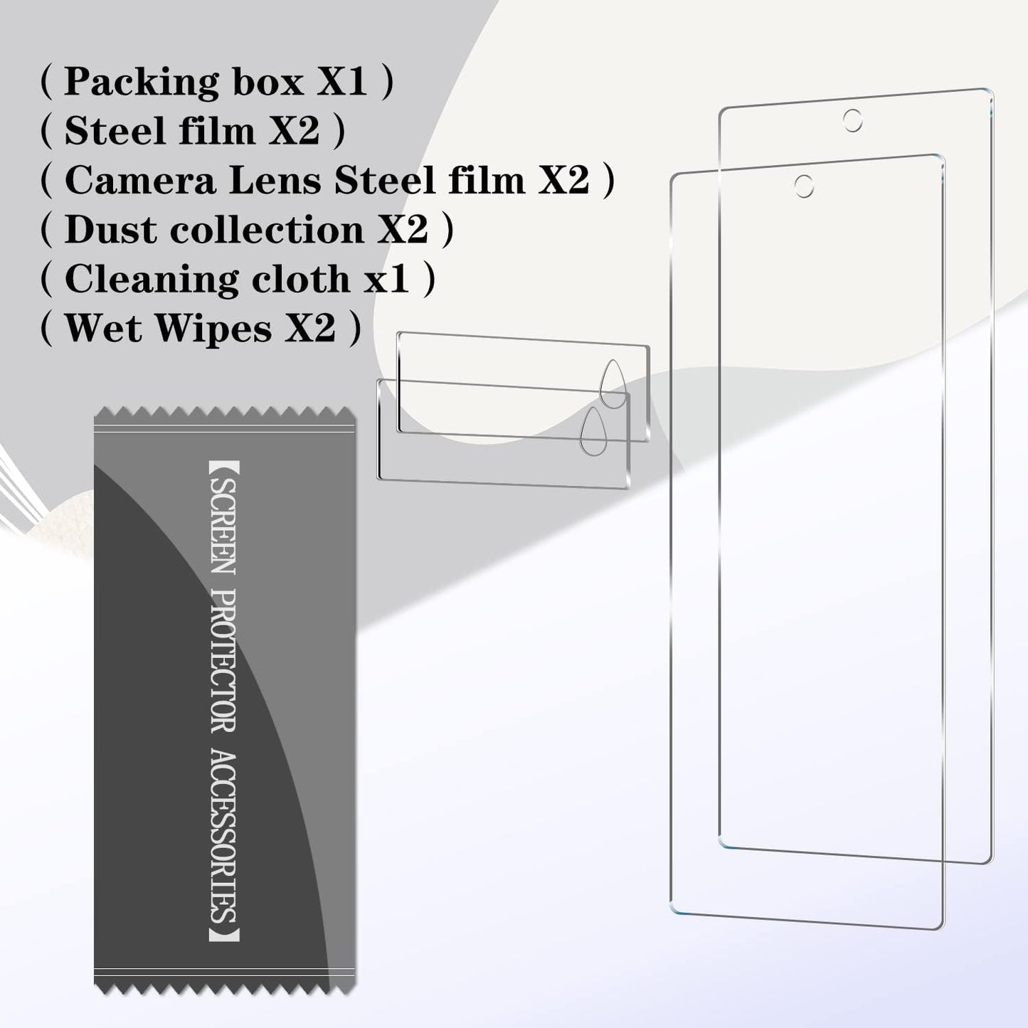 Pixel 6 Tempered Glass Screen Protector + Camera Lens Protector [ 2 + 2 Pack ][Fingerprint Unlock] [Anti-Scratch] [Case Friendly] HD Clear Protective Film for Google Pixel 6  BIGFACE   