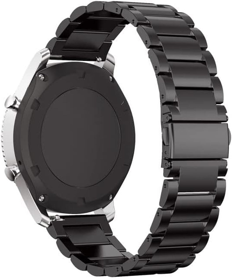 INANIR Wrist Strap for Garmin Venu Vivoactive 3 Metal Band Replacement Watch Strap for Garmin Vivoactive 4S 4 Stainless Steel Band  INANIR Black For Vivoactive 4 