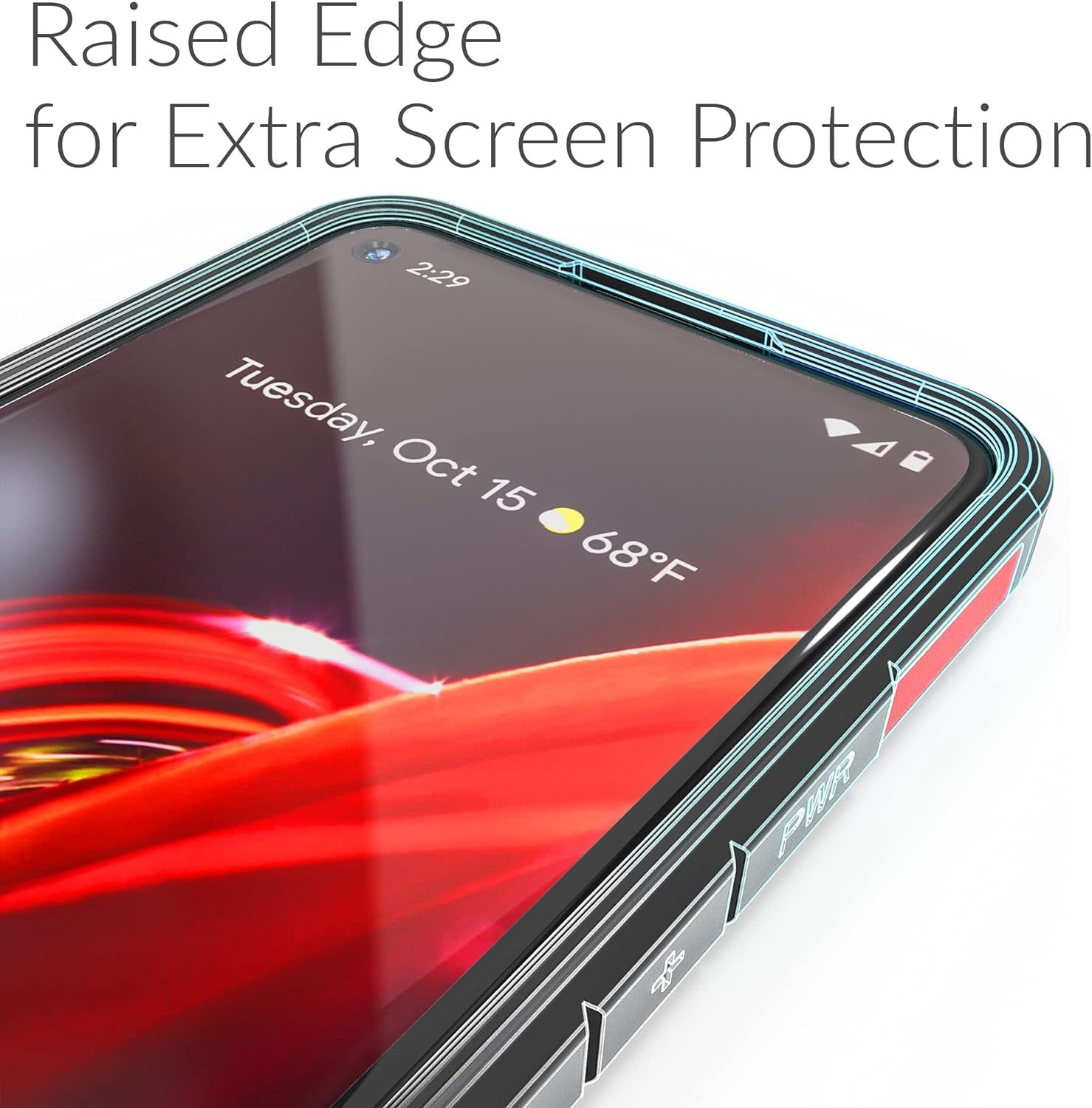 Crave Pixel 4A 5G Case, Strong Guard Protection Series Case for Google Pixel 4A (5G) - Red  Crave   