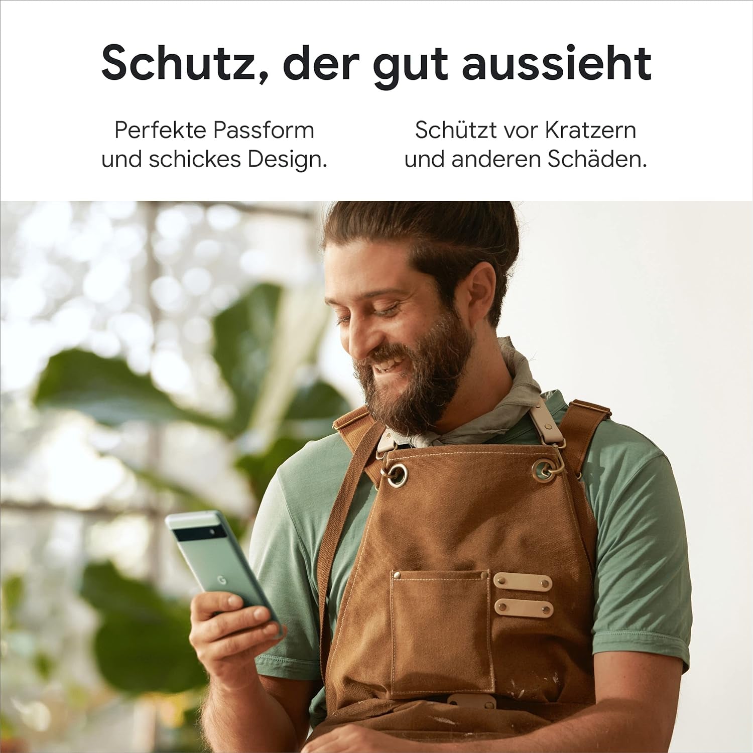 Google Pixel 6A - Protective Phone Case - Charcoal  Google   