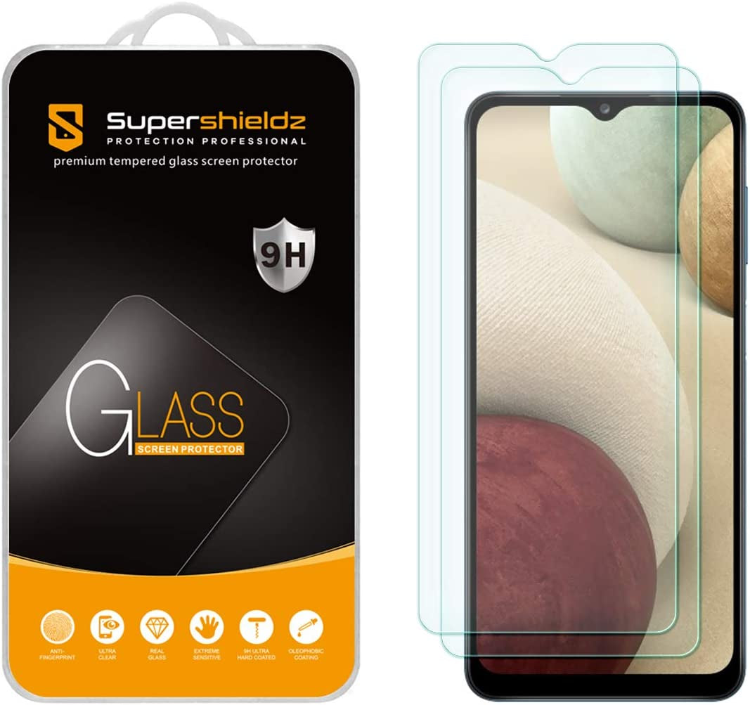 Supershieldz (2 Pack) Designed for Samsung Galaxy A13 5G / Galaxy A12 Tempered Glass Screen Protector, anti Scratch, Bubble Free  Supershieldz   
