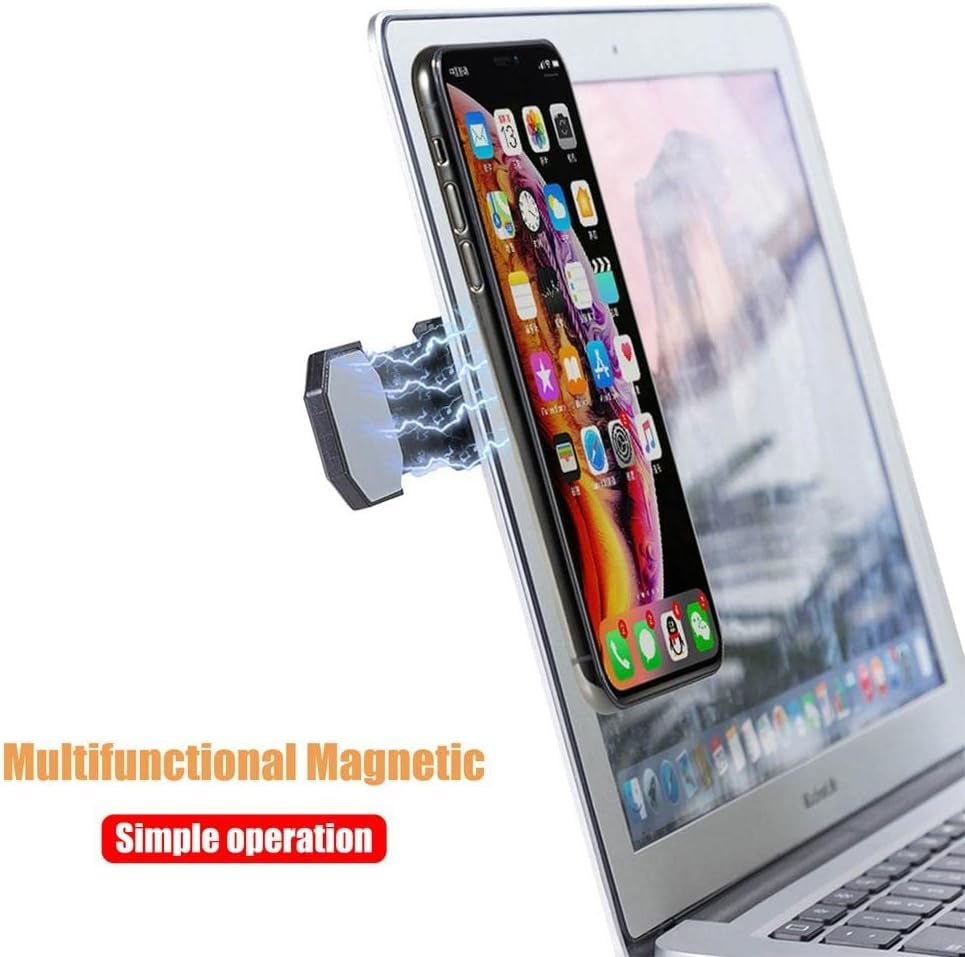 YLHXYPP Laptop Phone Holder Magnetic Laptop Side Mount Cellphone Grip Holder Stand Mobile Phone Accessories Hot  smpjl   