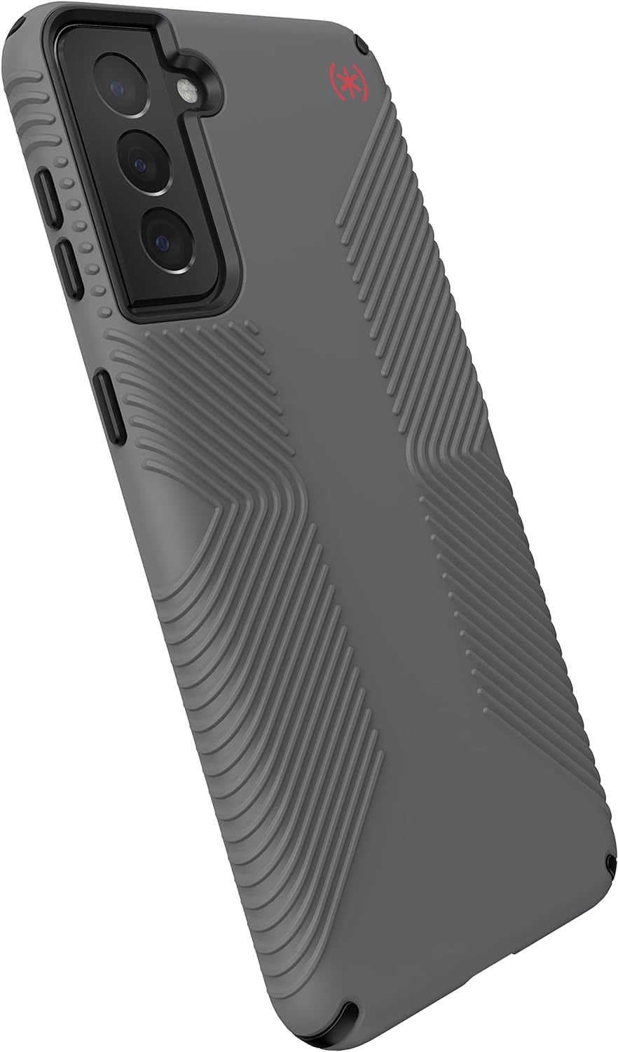 Speck Products Presidio2 Grip Samsung Galaxy S21+ 5G Case, Graphite Grey/Black/Bold Red  Speck Products   