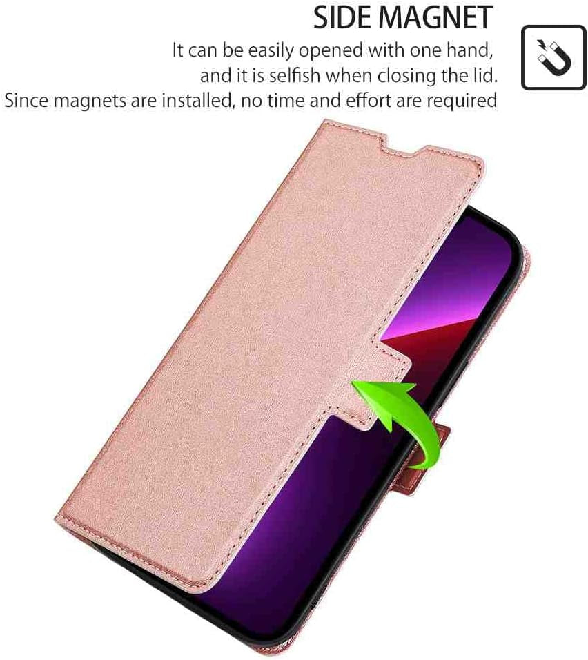 BANLEI2U Phone Cover Wallet Folio Case for LG G6, Premium PU Leather Slim Fit Cover for LG G6, Shock Resistance, Golden  BANLEI2U   
