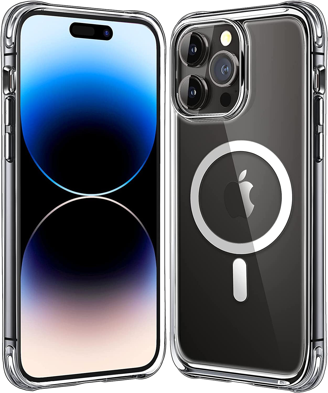 Mkeke for Iphone 14 Pro Max Case Clear Magnetic Version Work with Magsafe Non Yellowing Shockproof Case with Military Grade Protection for Apple Iphone 14 Pro Max 2022  Shenzhen Make Technology Company Limited   