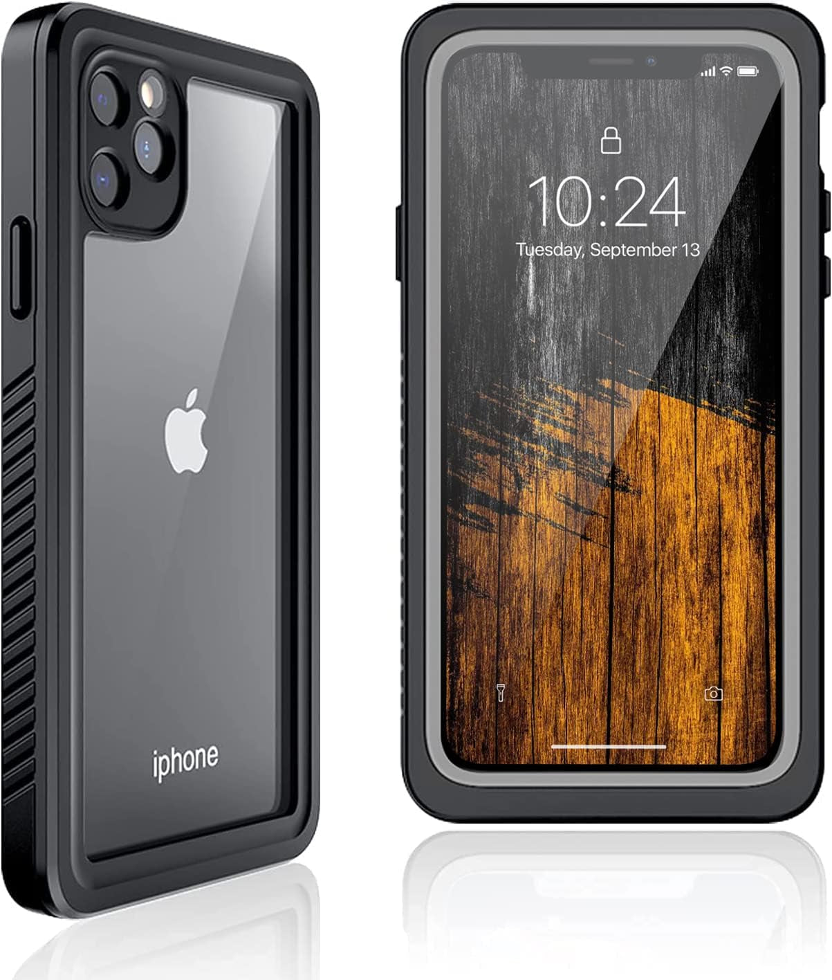 AMILIFECASES Clear Iphone 14 plus Case,With Screen Protector,Waterproof Iphone 14 plus Protective Case for Men Women,Apple Iphone 14 plus Phone Case Heavy Duty Shock Proof  AMILIFECASES Black/Clear-4 Iphone 11 Pro Max 