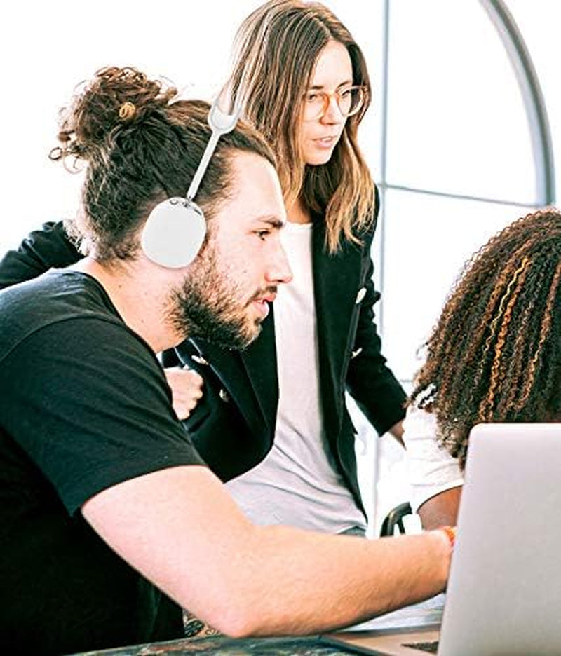 Fitturn Earpads Cover Case Compatible with Airpod Max Wireless Headphone, Silicone Anti-Scratch Protective Case for Airpod Max, Earcup Protectors Enrich Color & Prevent Earphones from Bumping (White)  FitTurn   