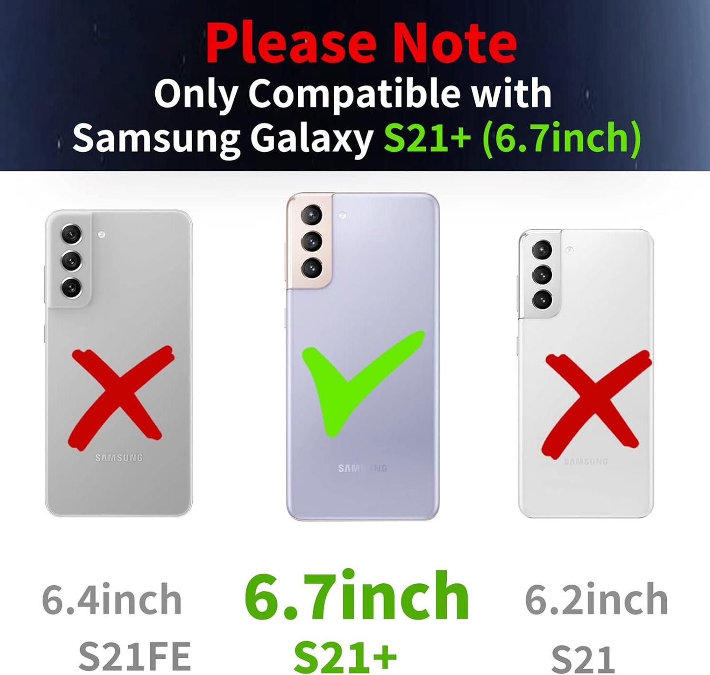 Buleens for Samsung Galaxy S21 plus Case with Astronaut Stand, Women Girls Galaxy S21 plus Cases, Girly Cute 6D Outer Space Heart Pattern Phone Cover for S21+ 6.7 Inch Purple  Buleens   