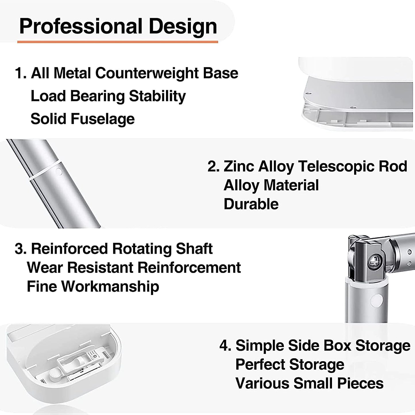 Phone Stand for Video Recording, YENDILI Extendable Overhead 360° Rotation Selfie Stand Holder with 2 Phone Holder 15 Brightness LED Ring Light for Content Creator Kit, Iphone Vlogging Kit, Live Stand  Shenzhen Huanke Precision Manufacturing Co., Ltd.   