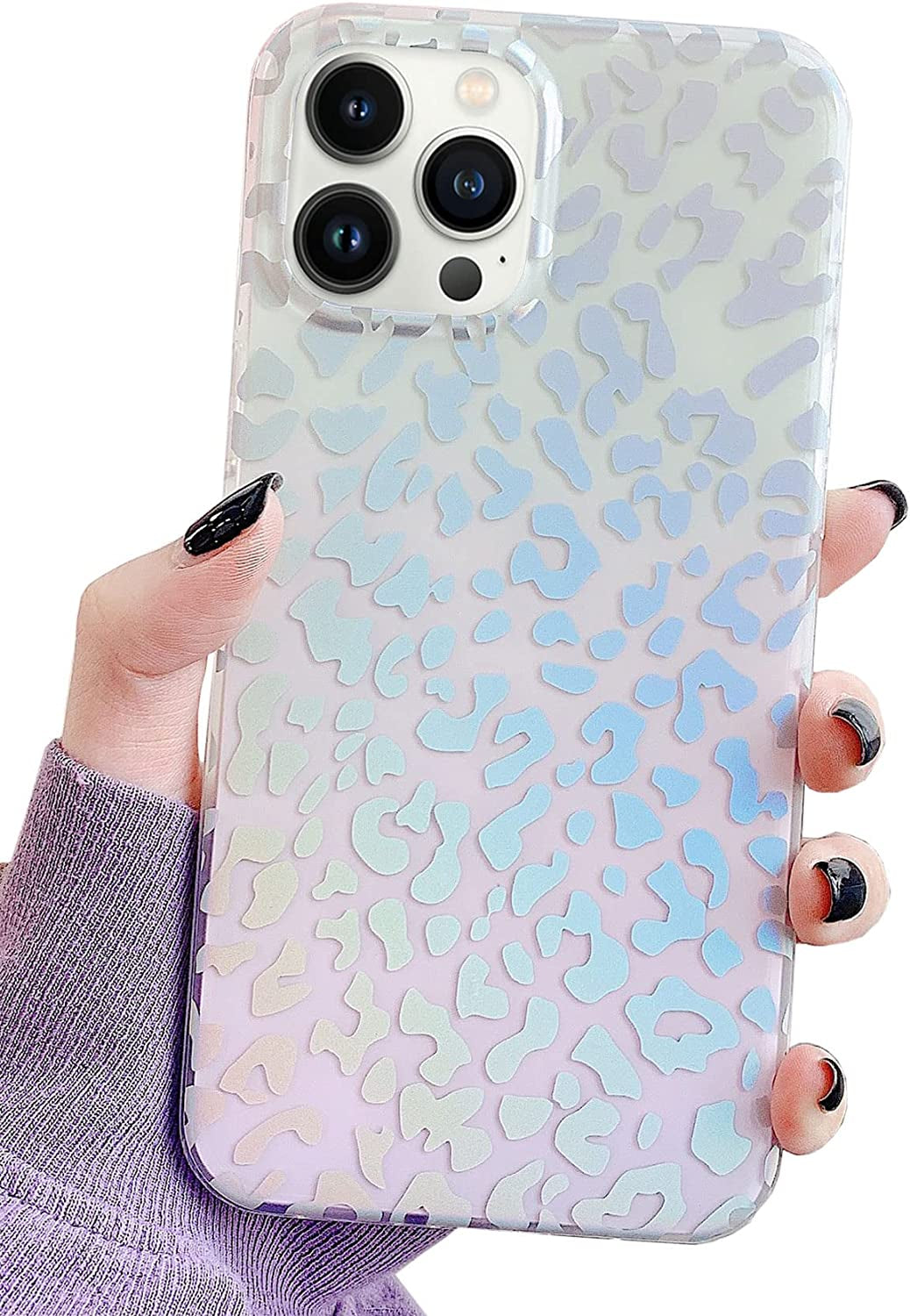 J.West for Iphone 14 Pro Max Case 6.7" Marble Fashion Designs Phone Cover for Women Girls, Stylish Slim Shockproof Soft Bumper Grey Agate Slice Marble Stone Print Protective Phone Case  J.west Gardient  