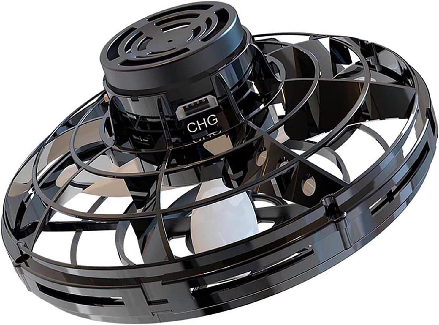 Taosmart Ifly Flying Spinner Mini Drone UFO Toy for Kids Hand Controlled Operated Ball Popular Gift Spinning and Fly like Boomerang with Led Light Dark  Taosmart   