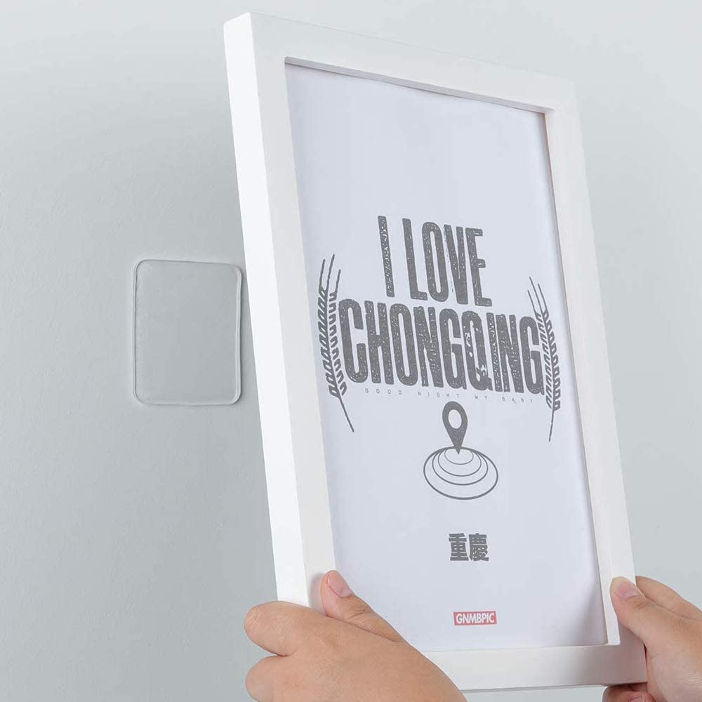 Ywhomal Traceless Super Sticky Gel Pads Anti-Slip Double Sided Gripping Pads for Auto Car Home Cell Phone Glass Photo Holder with Easy Remove Washable Reusable Design Pack of 10 (Transparent)  Ywhomal   