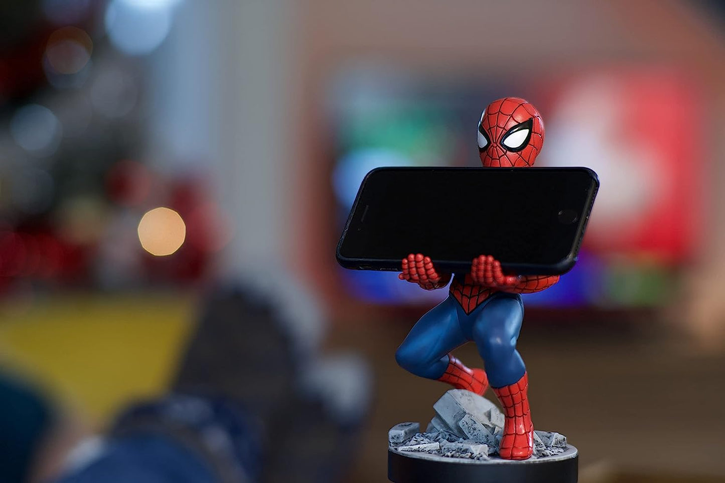 Cable Guys - Spider-Man Classic Accessory Holder for Gaming Controllers and Smartphones (Electronic Games////)  Exquisite Gaming   