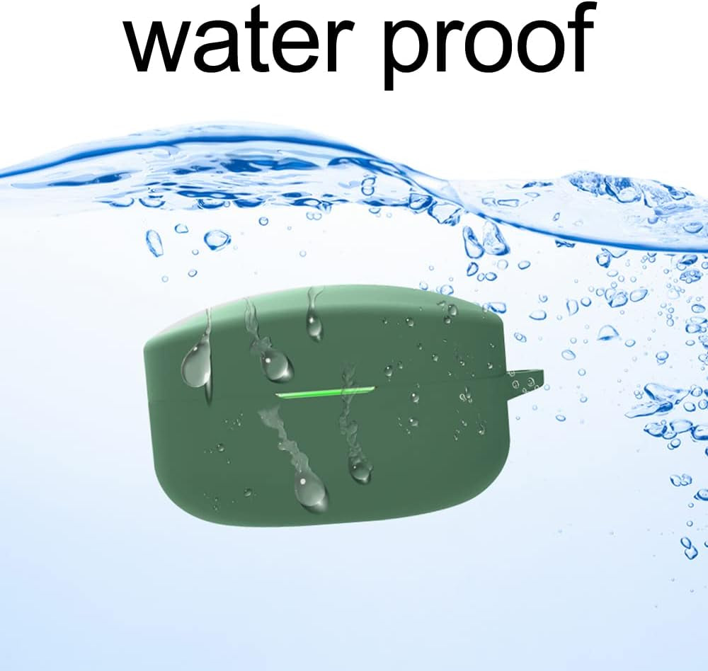 Acadeny Compatible for Sony WF-1000XM4 Headphone Case, [Supports Wireless Charging] [Shockproof Protective Case] Silicone Headphone Case (Blue-Green)  Acadeny   