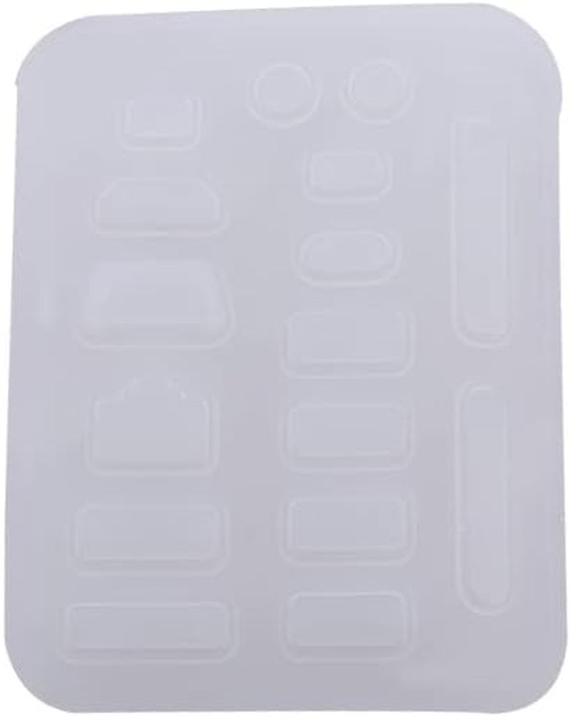 16Pcs/Set Laptop anti Dust Plug Colorful Silicone anti Dust Plug Cover Stopper Dust Plug USB Port HDMI RJ45 Interface Waterproofcover(Green)  generic Transparent  