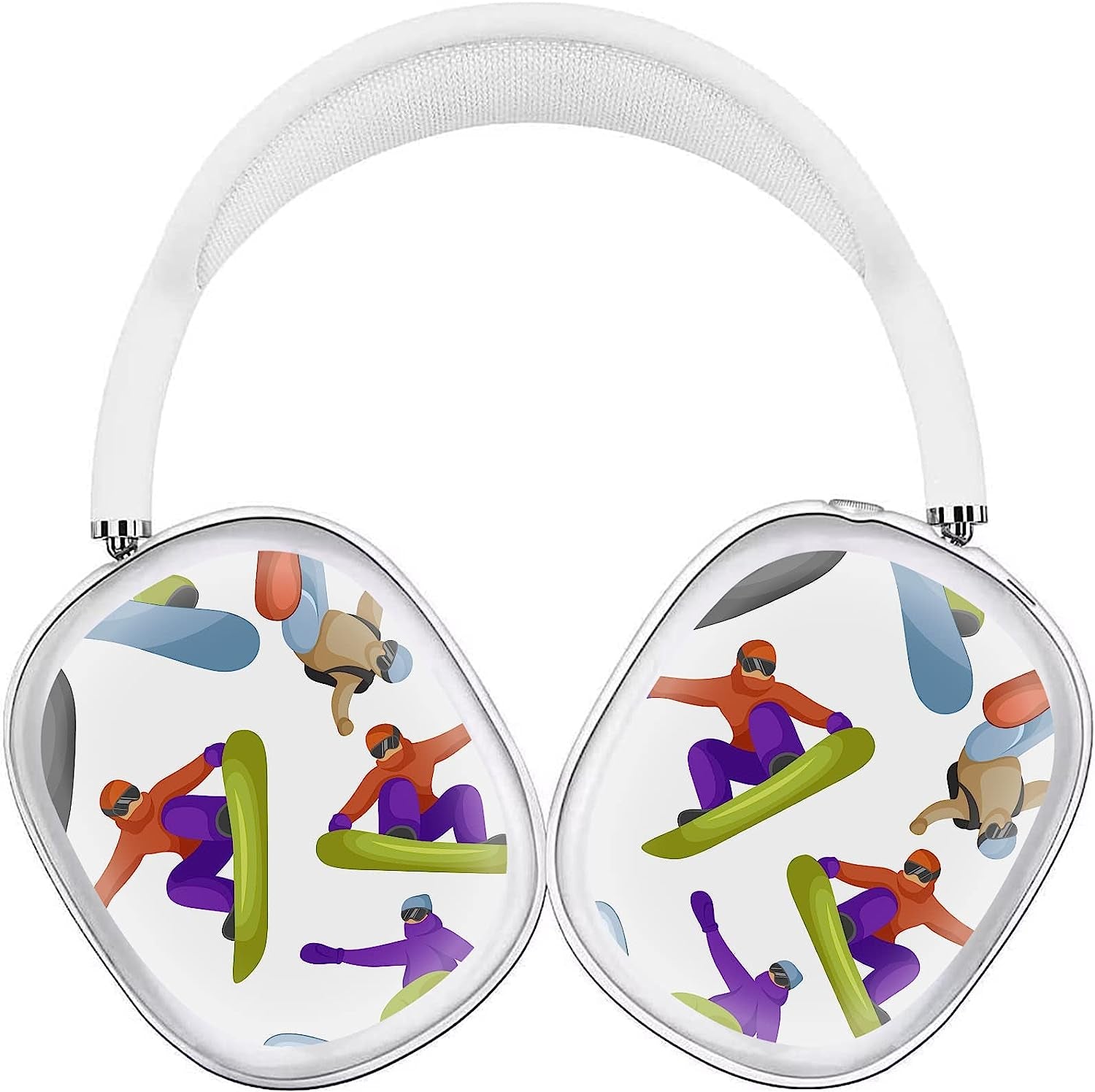 WINCHIHAN Printed Soft TPU Anti-Scratch Protective Case Cover Compatible with Airpods Max Headphones # A20944  WINCHIHAN   