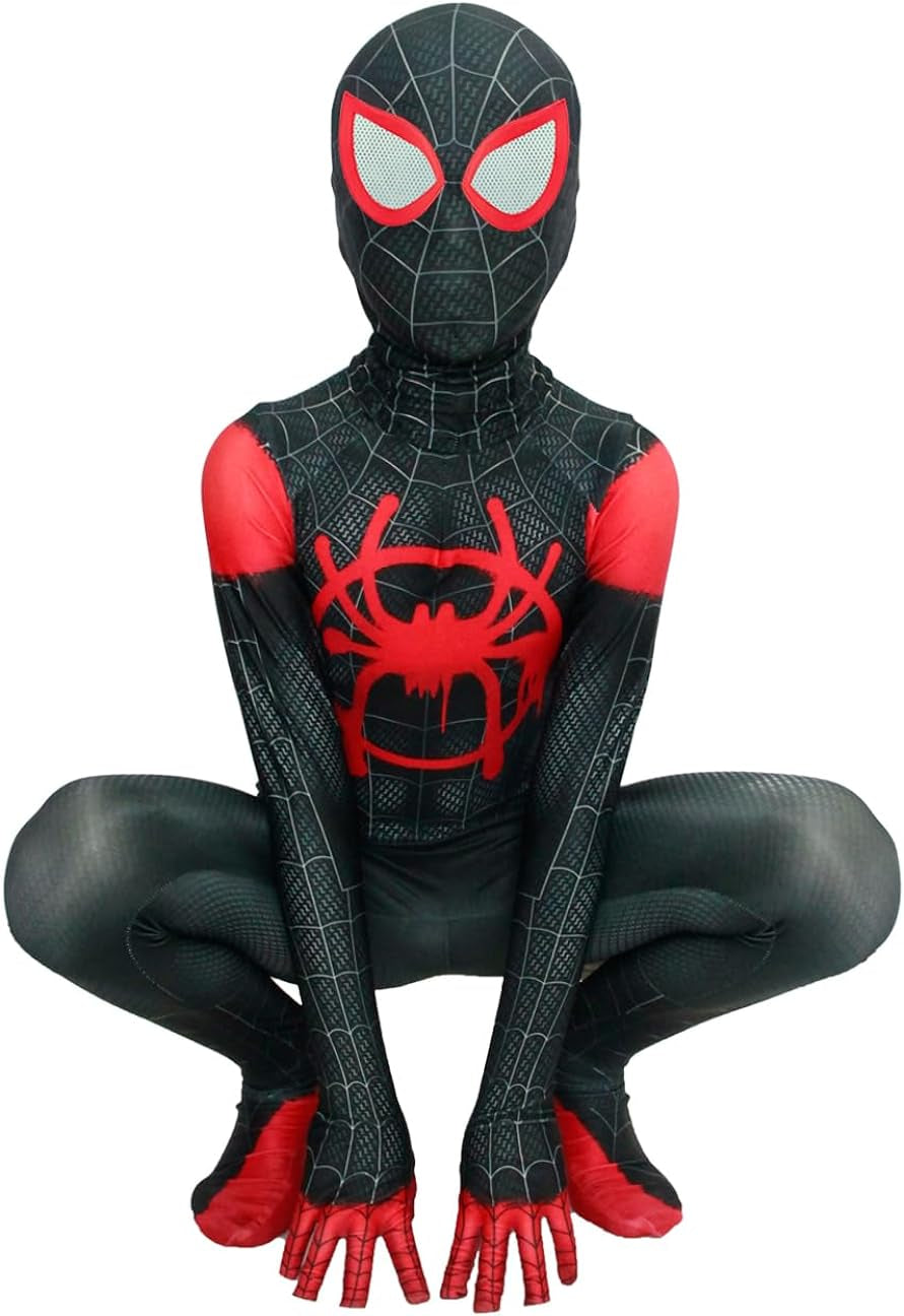 Riekinc Superhero Jumpsuit Boys Bodysuit Halloween Cosplay Costumes  Riekinc   