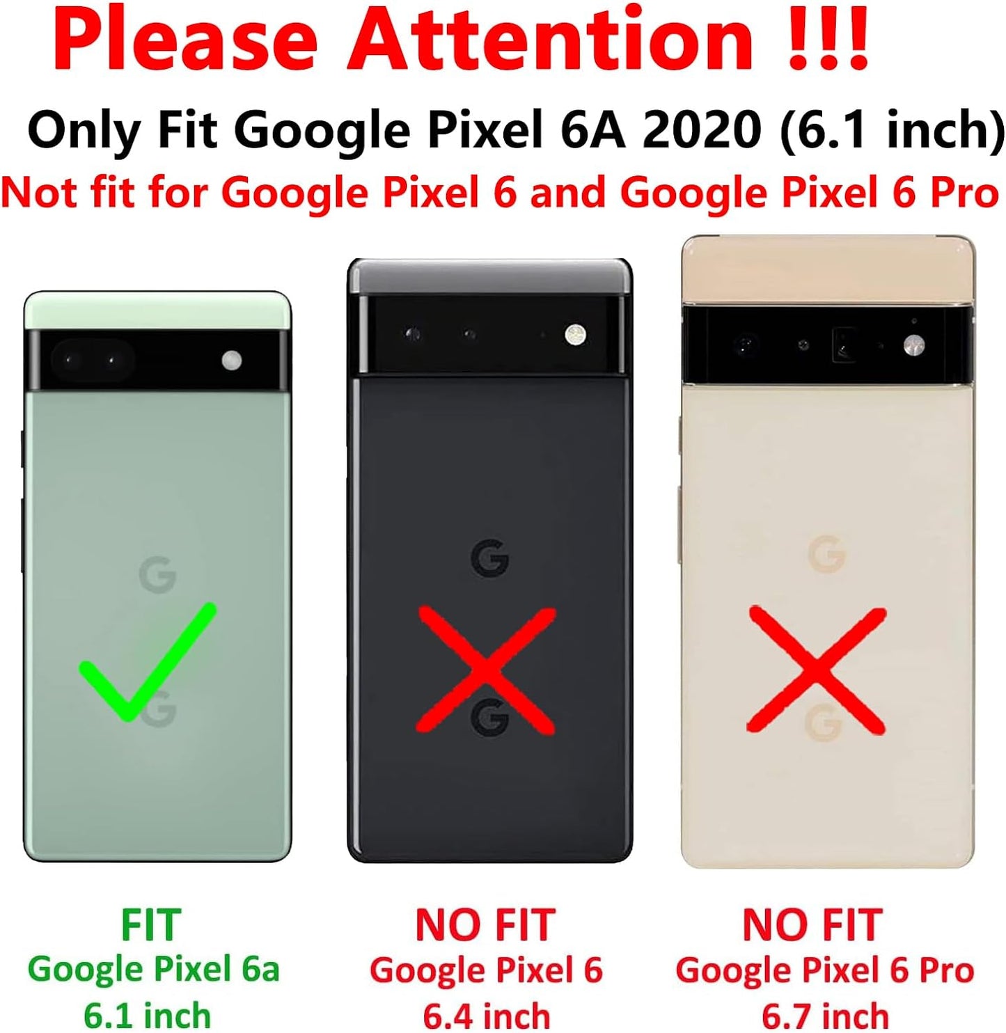 For Pixel 6A Case,Google Pixel 6A Phone Case,With Screen Protectors and Camera Cover,[Military Grade] 16Ft.Drop Tested Cover with Magnetic Kickstand Protective Case for Google Pixel 6A, Blue  SKTGSLAMY   