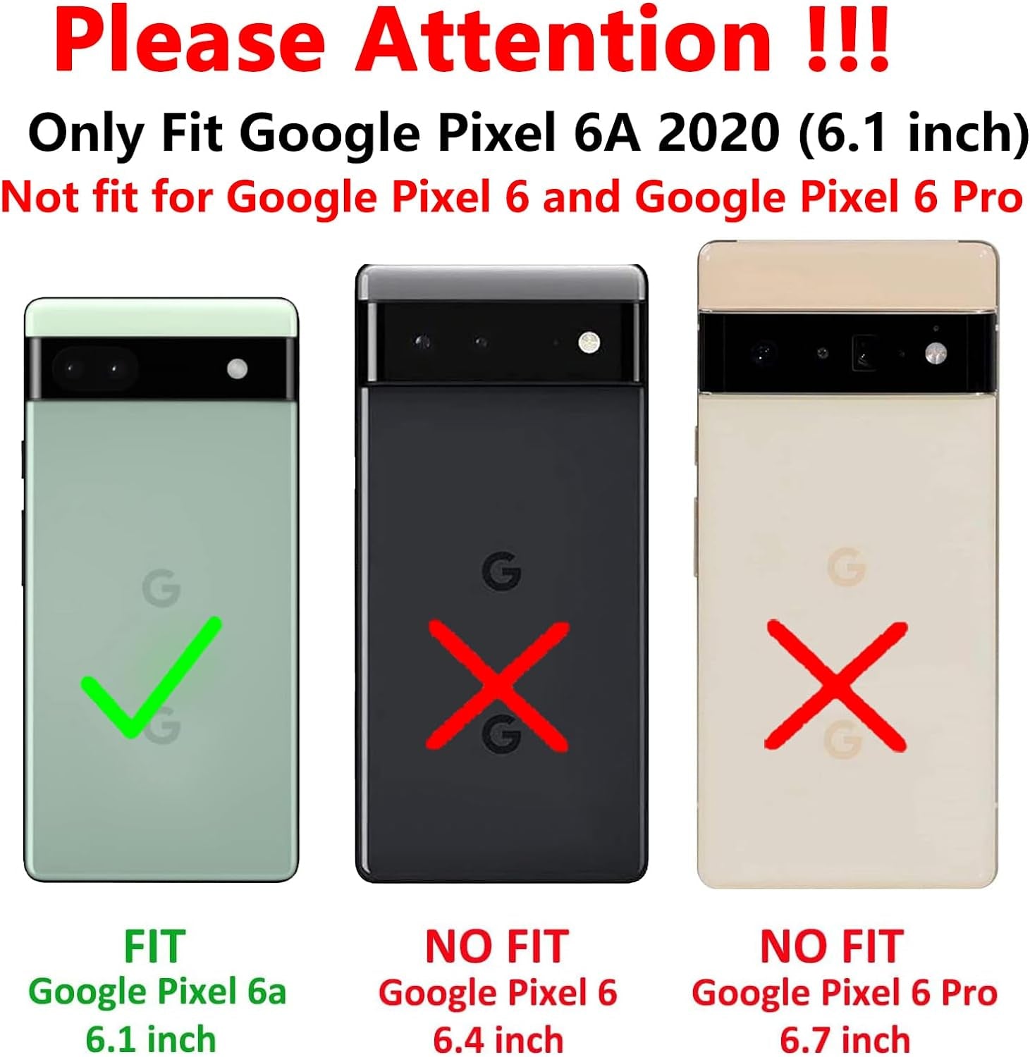 For Pixel 6A Case,Google Pixel 6A Phone Case,With Screen Protectors and Camera Cover,[Military Grade] 16Ft.Drop Tested Cover with Magnetic Kickstand Protective Case for Google Pixel 6A, Blue  SKTGSLAMY   