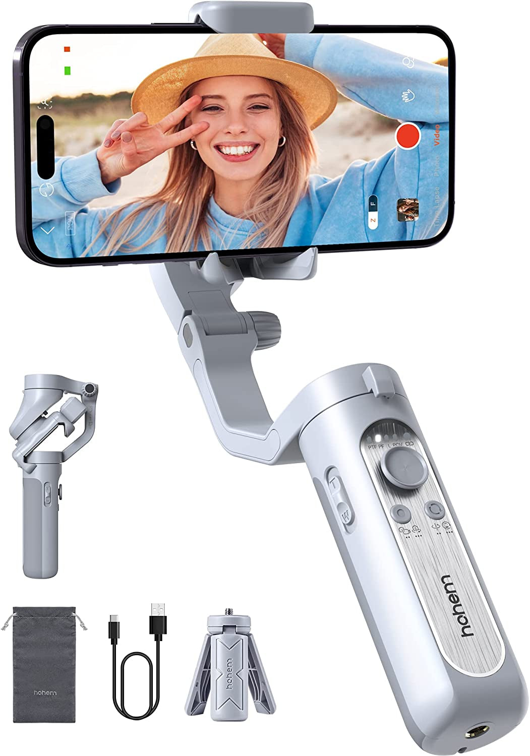 2023 Upgraded 3-Axis Phone Gimbal Isteady XE Gimbal Stabilizer and Isteady M6 Gimbal Stabilizer for Smartphone  hohem   
