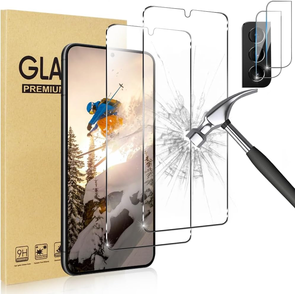 [2+2 Pack] Galaxy Note 20 Ultra 6.9 Inch Privacy Screen Protector with Camera Lens Protector, Fingerprint Compatible, Bubble Free, Flexible Anti-Spy TPU Film for Samsung Galaxy Note 20 Ultra 5G  AFSKU Galaxy S22 Screen Protector  