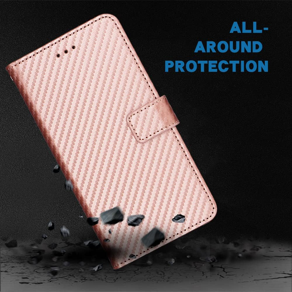 WWAAYSSXA Compatible with LG G6 Wallet Case Wrist Strap Lanyard and Leather Flip Card Holder Stand Cell Accessories Phone Cover for LGG6 Thinq LG6 Thin Q G 6 plus G6+ 6G VS988 H872 Women Men Rose Gold  WWAAYSSXA   