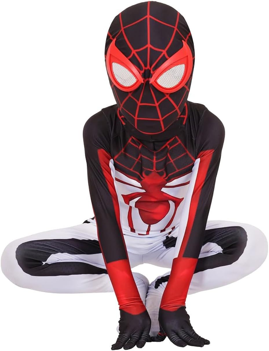 Yrkasvr Superhero Cosplay Costumes for Kid Halloween Bodysuits Unisex Spandex Costume  yrkasvr   