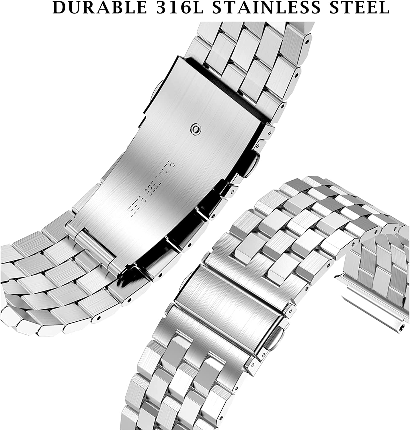 SUPLINK Stainless Steel Case with Band Compatible Apple Watch Bands 40Mm/41Mm/44Mm/45Mm/49Mm,Metal Rugged Protector Cover Bumper Strap for Iwatch Ultra Series 8/7/6/5/4/SE for Men  SUPLINK   