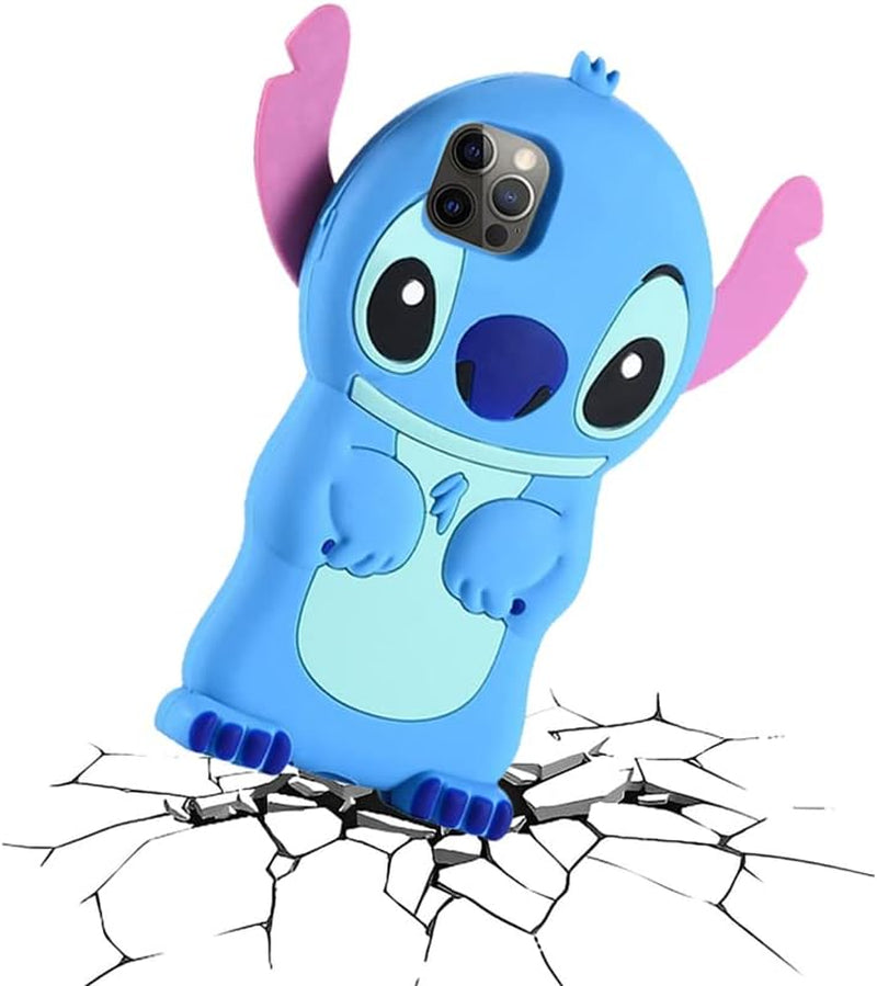 ZCSIBORUI Compatible with Iphone 12 Pro Max Case, 3D Cartoon Silicone Cover, Cute Cartoon Animal Character Cool Shockproof Silicone Protective Shell Skin Case for Iphone 12 Pro Max  ZCSIBORUI   